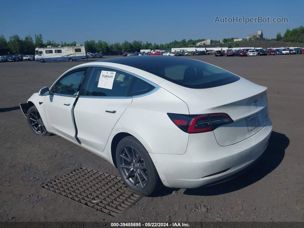 2018 Tesla Model 3 Long Range/performance White vin: 5YJ3E1EB7JF066904