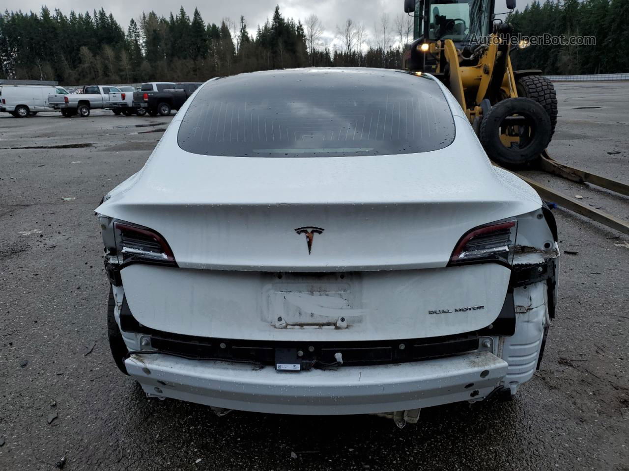 2018 Tesla Model 3  White vin: 5YJ3E1EB7JF085260