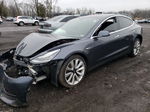 2018 Tesla Model 3  Gray vin: 5YJ3E1EB7JF087364