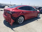 2018 Tesla Model 3  Red vin: 5YJ3E1EB7JF097201