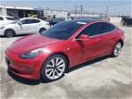 2018 Tesla Model 3  Red vin: 5YJ3E1EB7JF097201