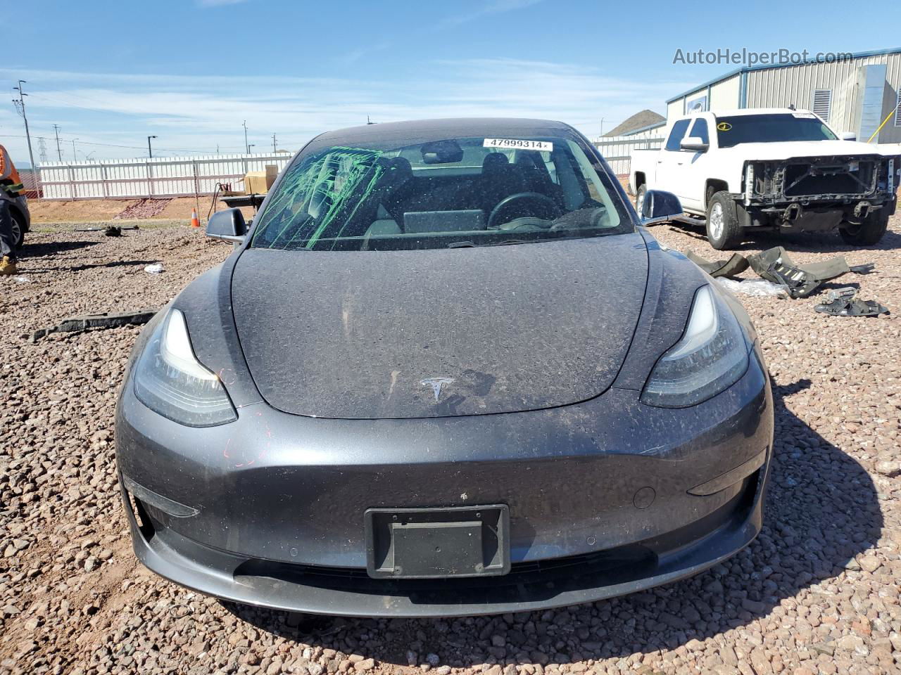 2018 Tesla Model 3  Charcoal vin: 5YJ3E1EB7JF119455