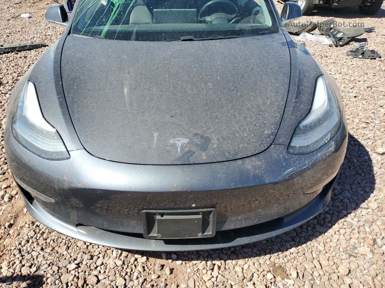 2018 Tesla Model 3  Charcoal vin: 5YJ3E1EB7JF119455