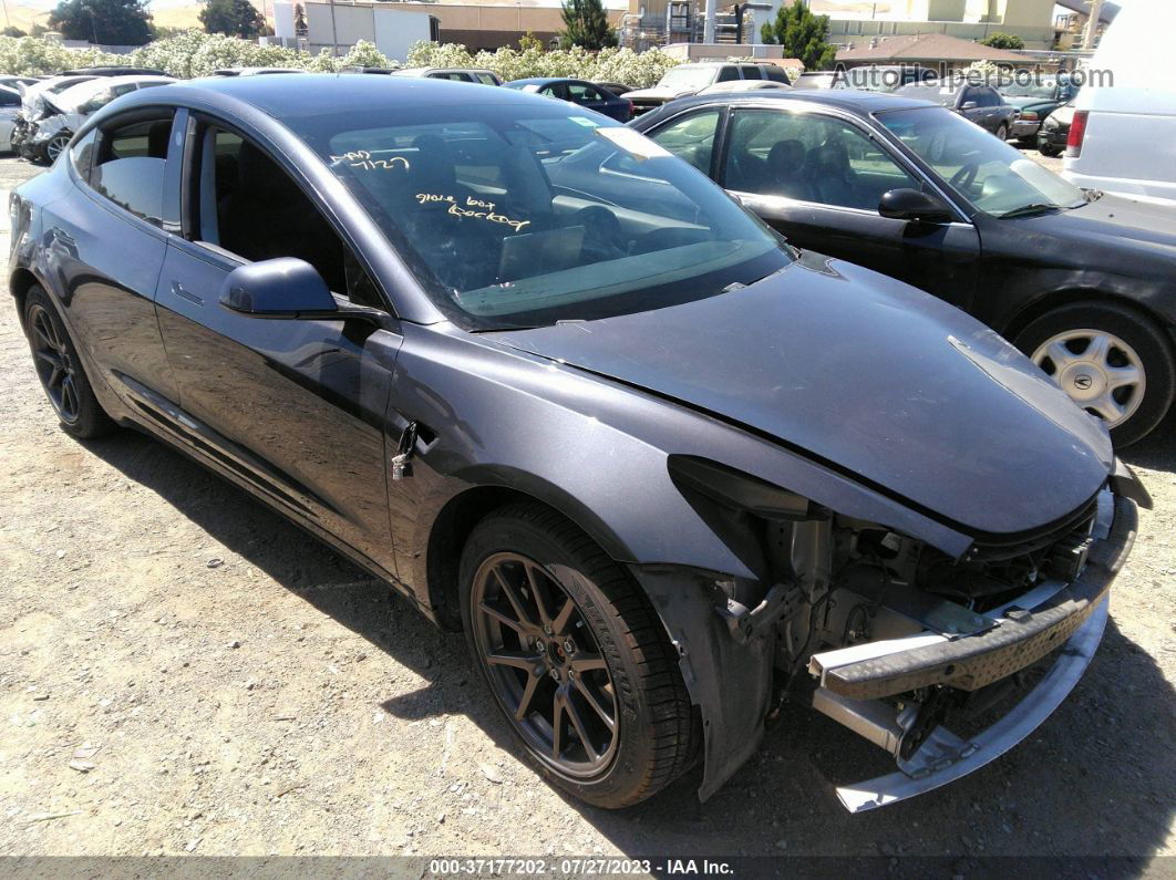 2018 Tesla Model 3 Long Range Black vin: 5YJ3E1EB7JF128396