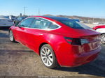 2018 Tesla Model 3 Long Range/performance Red vin: 5YJ3E1EB7JF147563