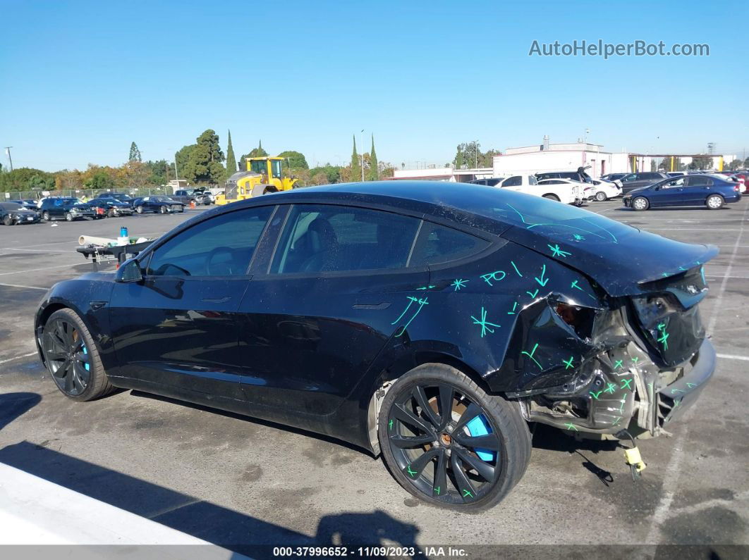 2018 Tesla Model 3 Performance/long Range Black vin: 5YJ3E1EB7JF180966