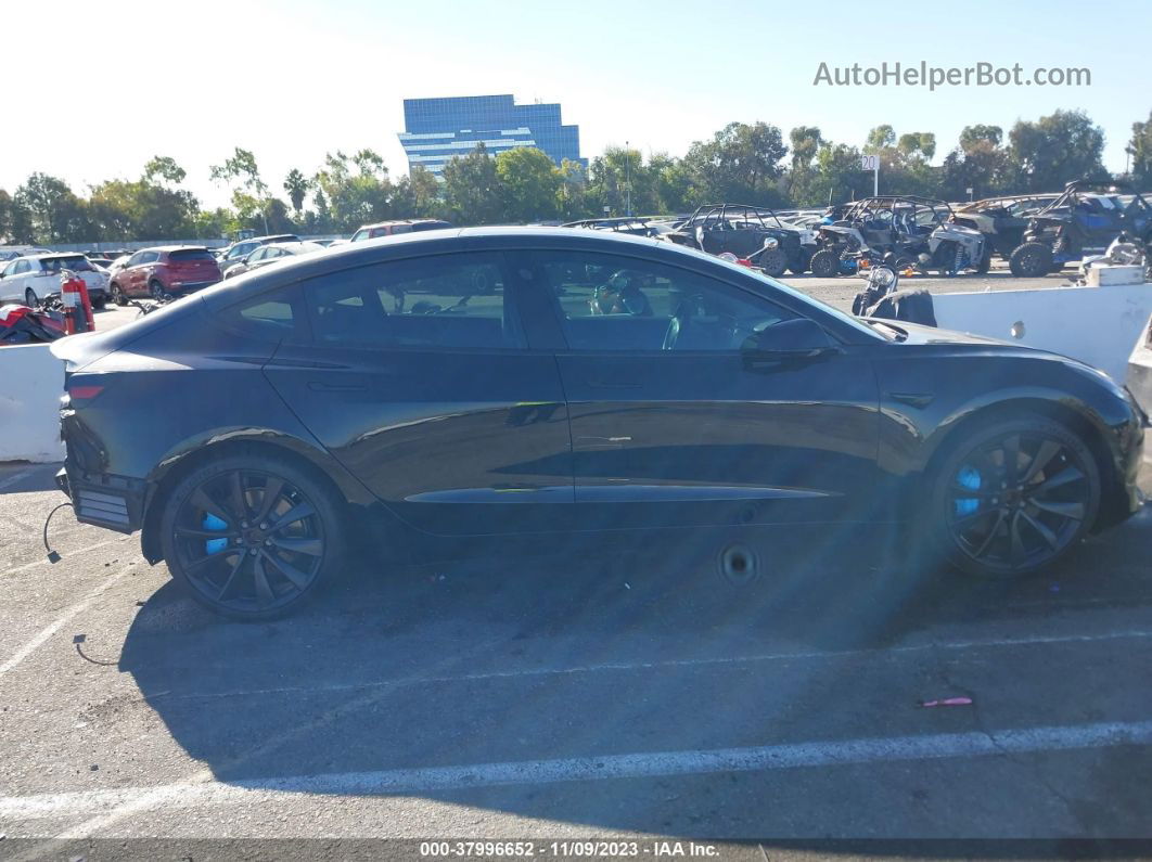 2018 Tesla Model 3 Performance/long Range Black vin: 5YJ3E1EB7JF180966