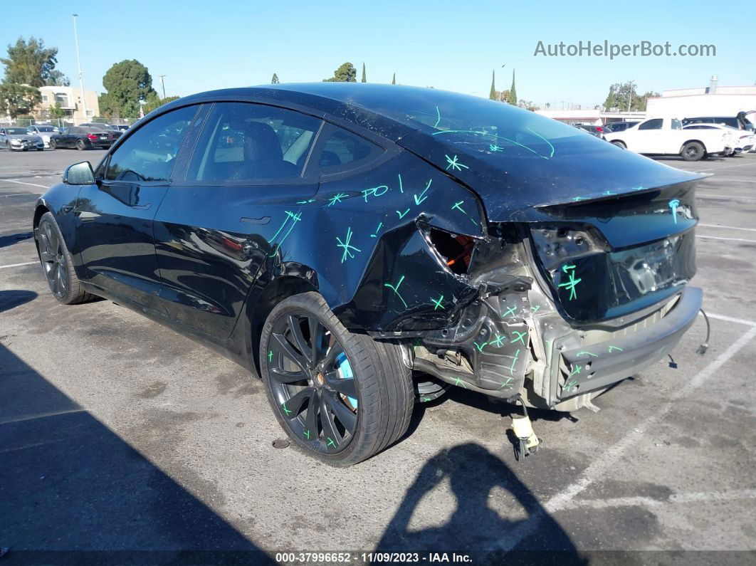 2018 Tesla Model 3 Performance/long Range Black vin: 5YJ3E1EB7JF180966