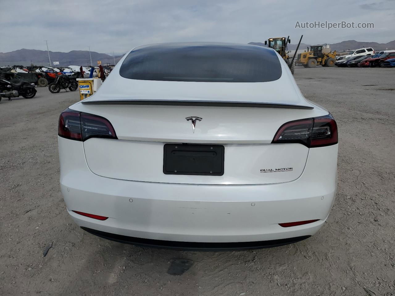 2019 Tesla Model 3  White vin: 5YJ3E1EB7KF231397