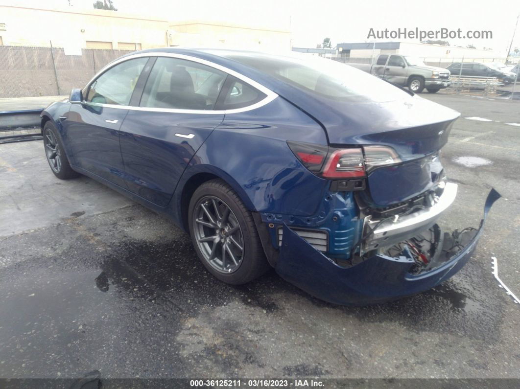 2019 Tesla Model 3 Long Range/performance Blue vin: 5YJ3E1EB7KF387682