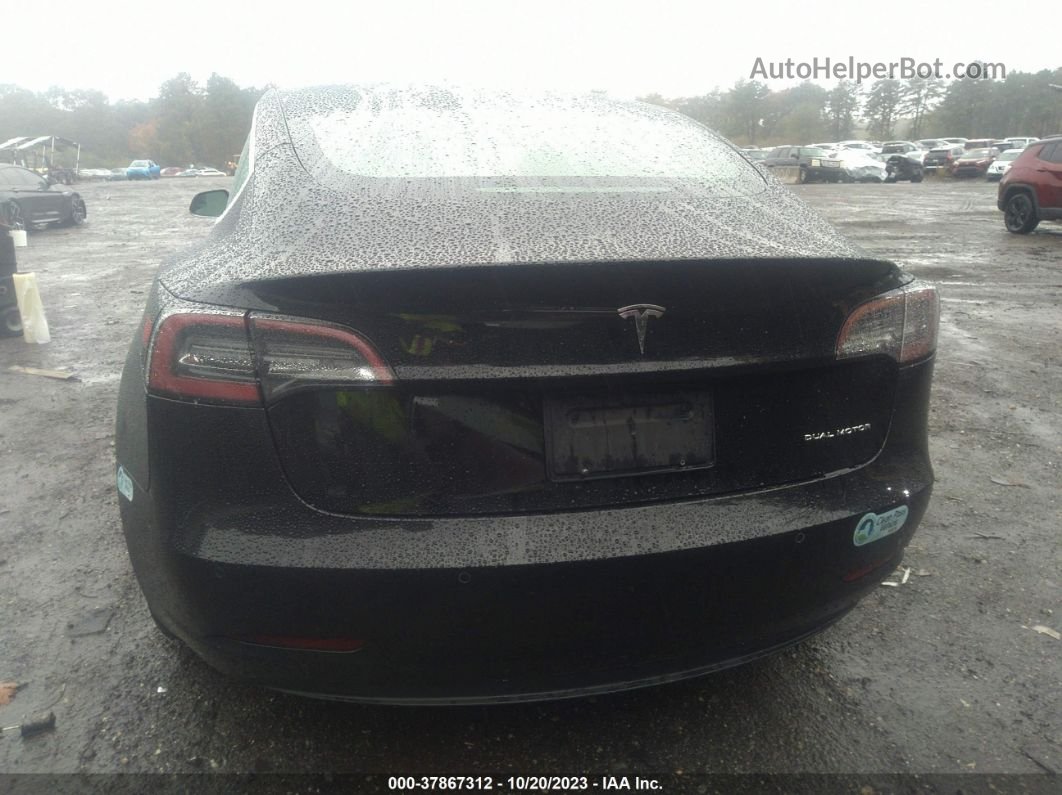 2019 Tesla Model 3 Long Range/performance Черный vin: 5YJ3E1EB7KF391425