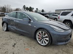 2019 Tesla Model 3  Gray vin: 5YJ3E1EB7KF392798