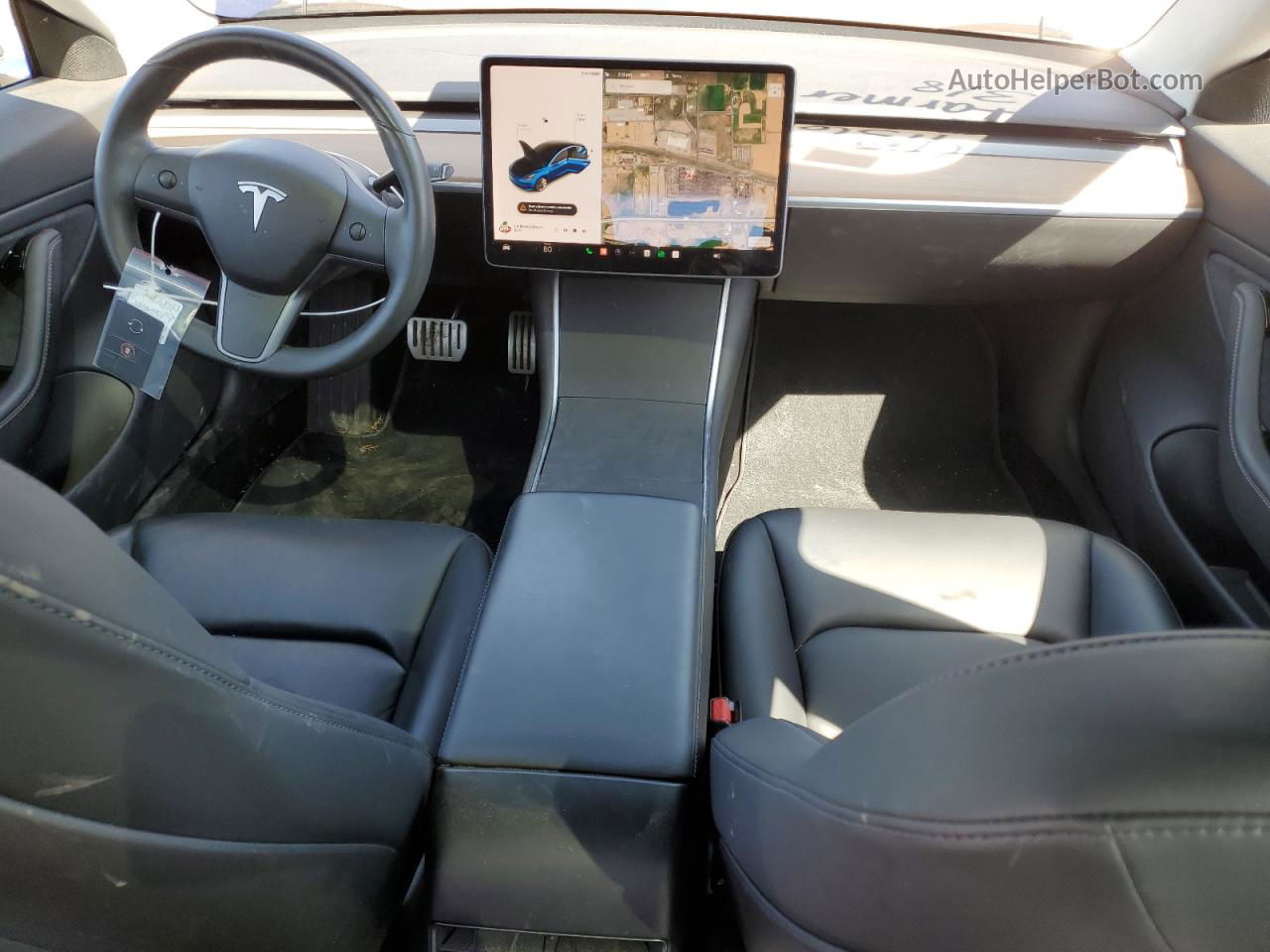 2019 Tesla Model 3  Синий vin: 5YJ3E1EB7KF413617