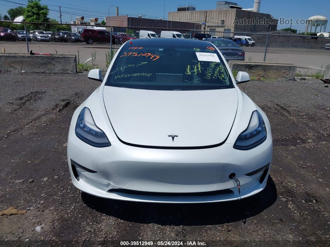 2019 Tesla Model 3 Long Range/performance White vin: 5YJ3E1EB7KF413648