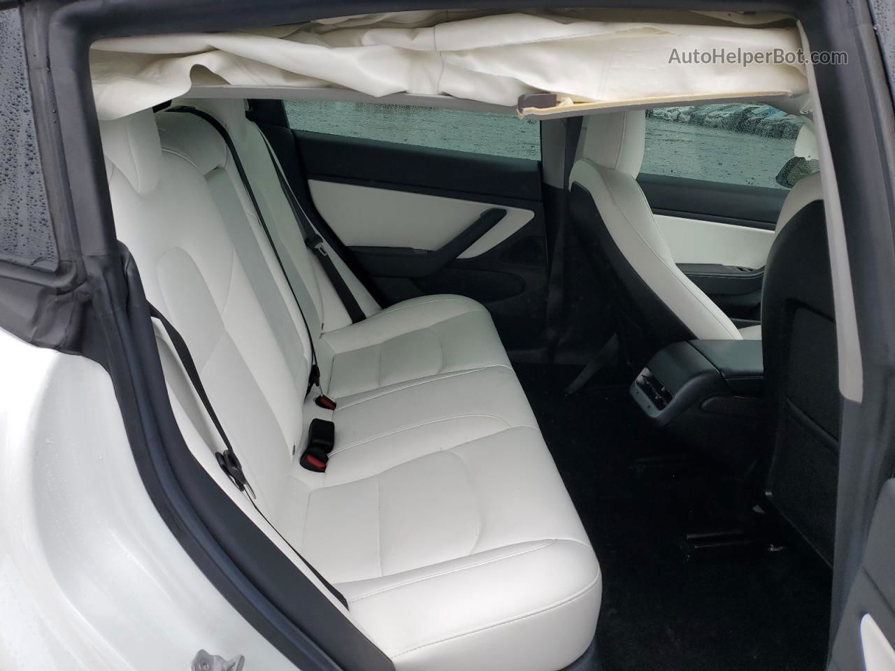 2019 Tesla Model 3  White vin: 5YJ3E1EB7KF423192