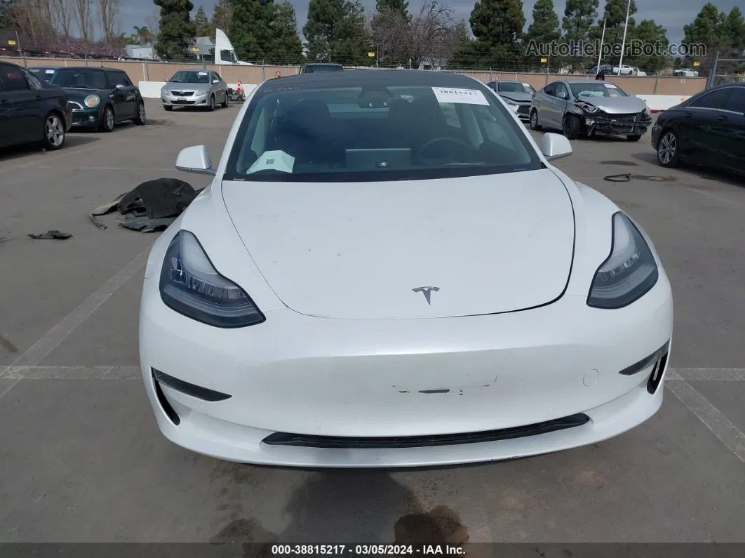 2019 Tesla Model 3 Long Range/performance White vin: 5YJ3E1EB7KF442230