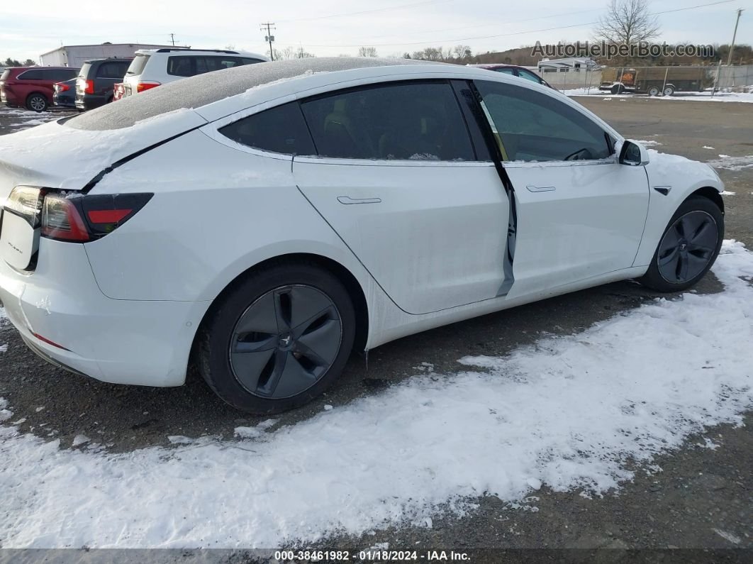 2019 Tesla Model 3 Long Range/performance White vin: 5YJ3E1EB7KF494716