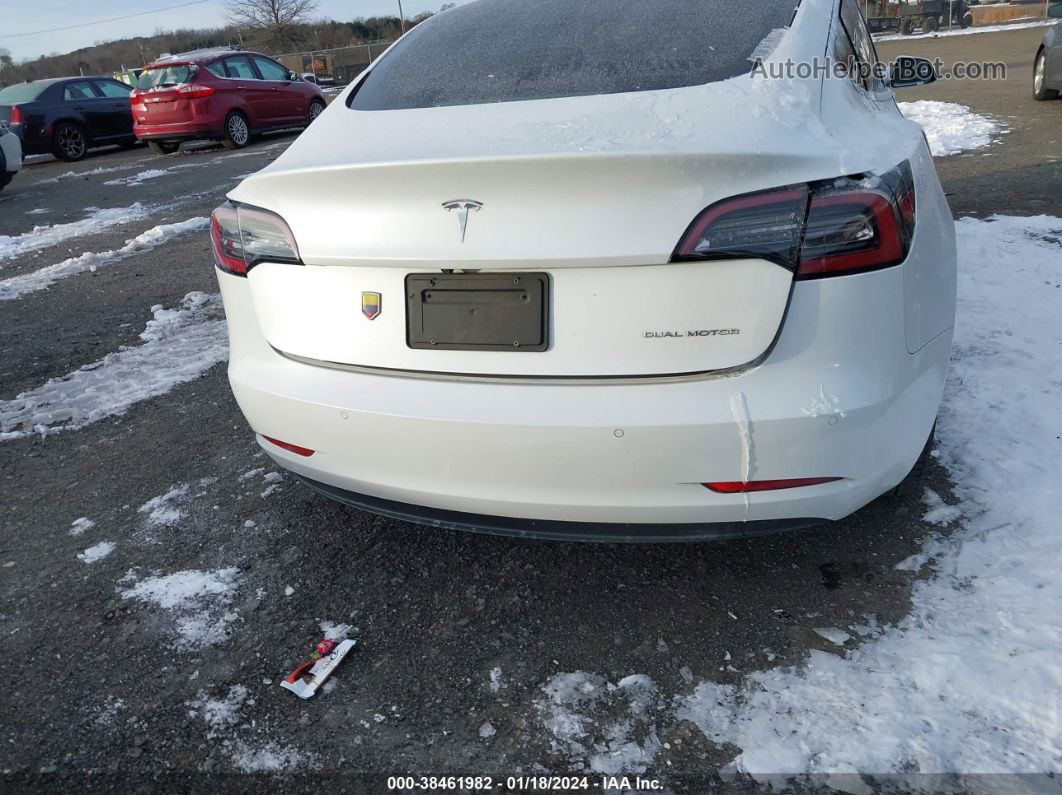 2019 Tesla Model 3 Long Range/performance Белый vin: 5YJ3E1EB7KF494716