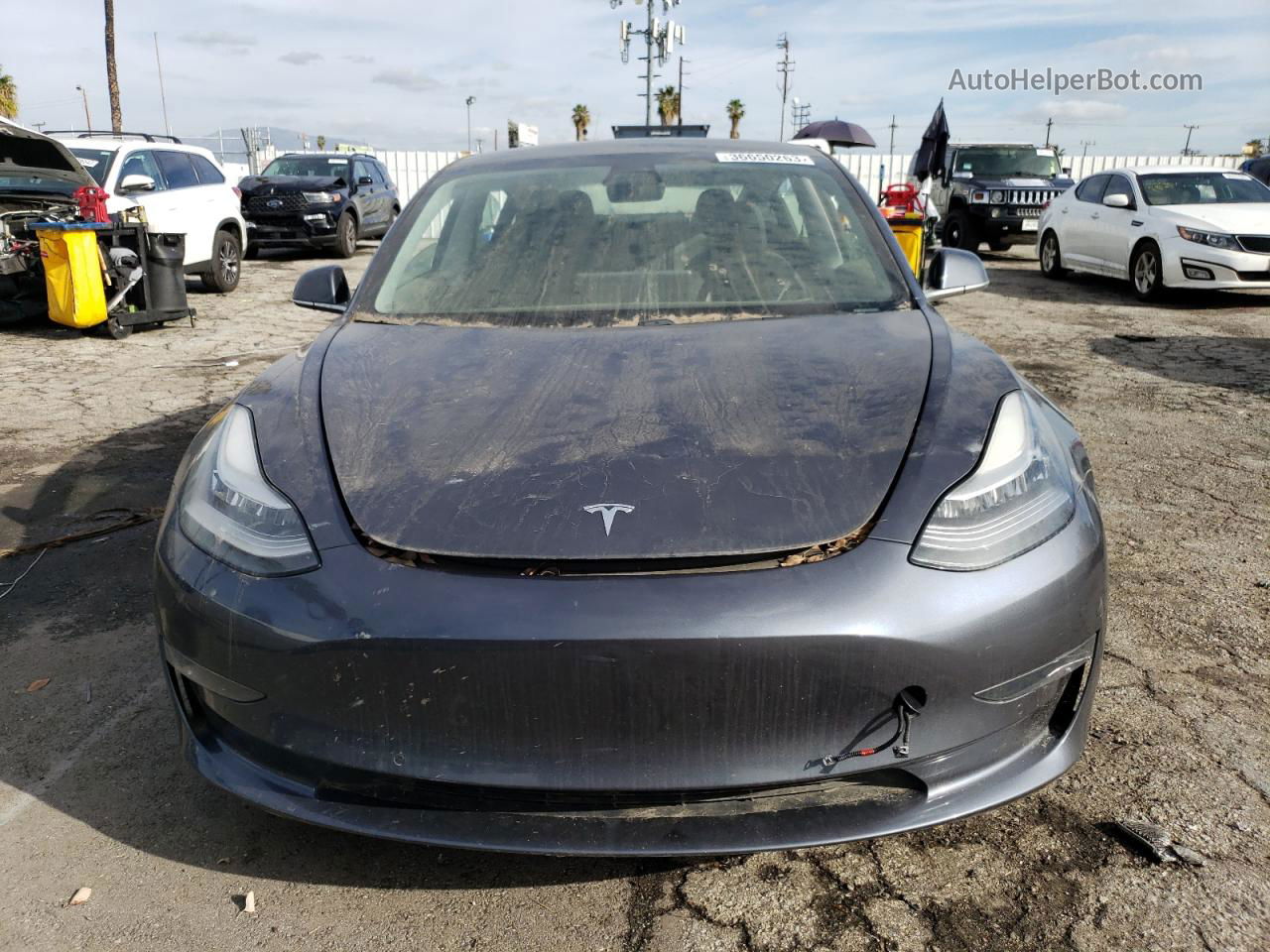 2020 Tesla Model 3  Черный vin: 5YJ3E1EB7LF635656