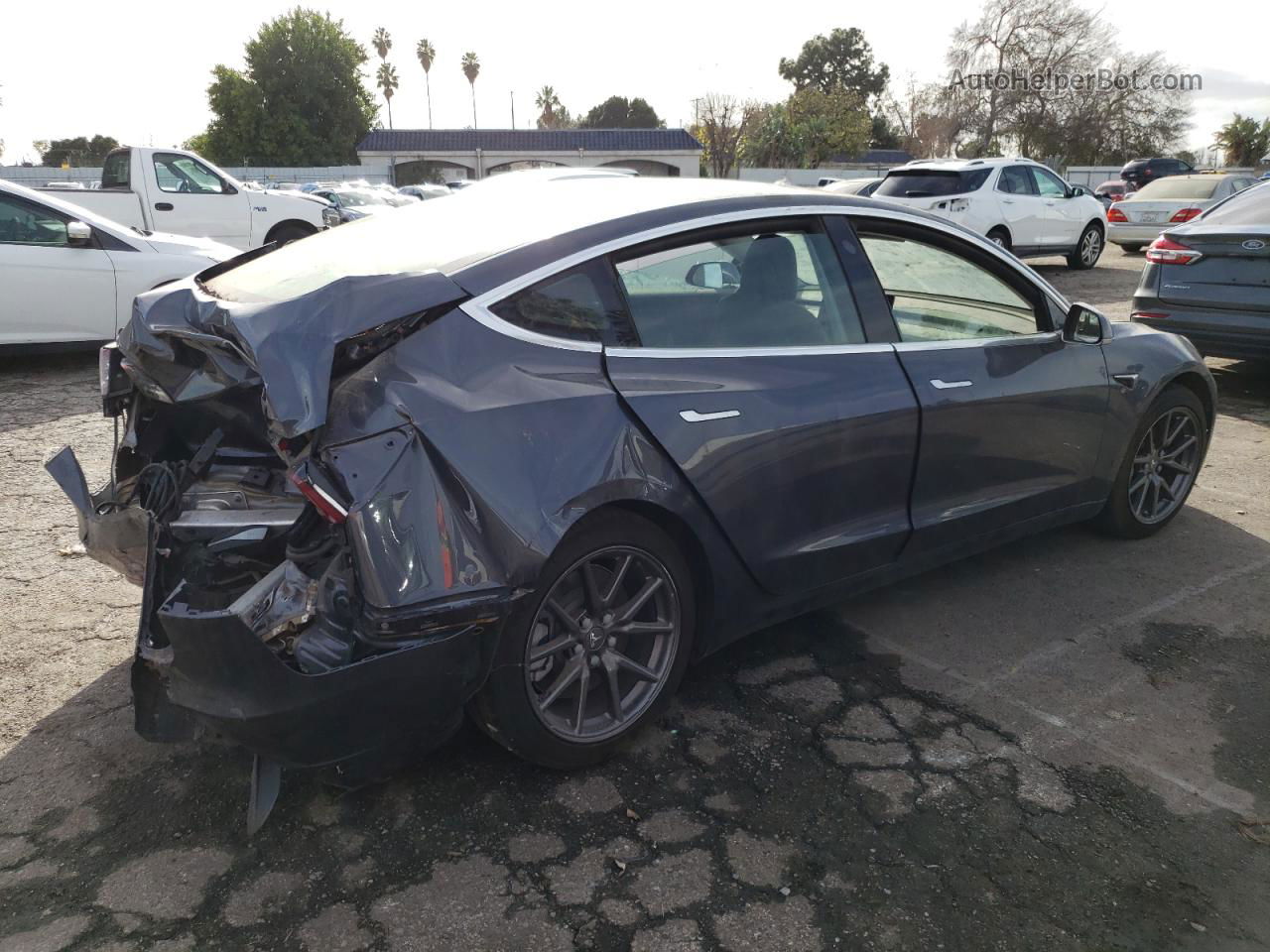 2020 Tesla Model 3  Black vin: 5YJ3E1EB7LF635656