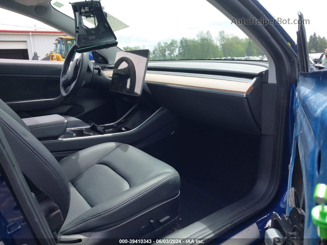 2020 Tesla Model 3 Long Range Dual Motor All-wheel Drive Синий vin: 5YJ3E1EB7LF636192