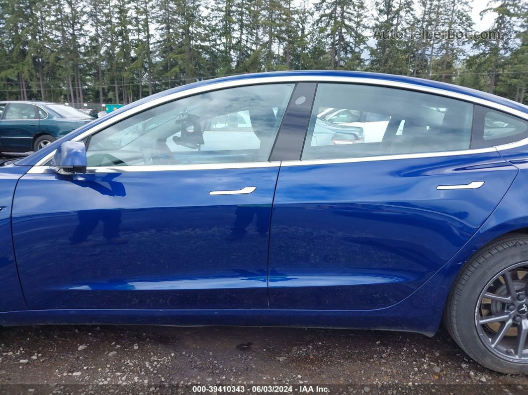 2020 Tesla Model 3 Long Range Dual Motor All-wheel Drive Blue vin: 5YJ3E1EB7LF636192