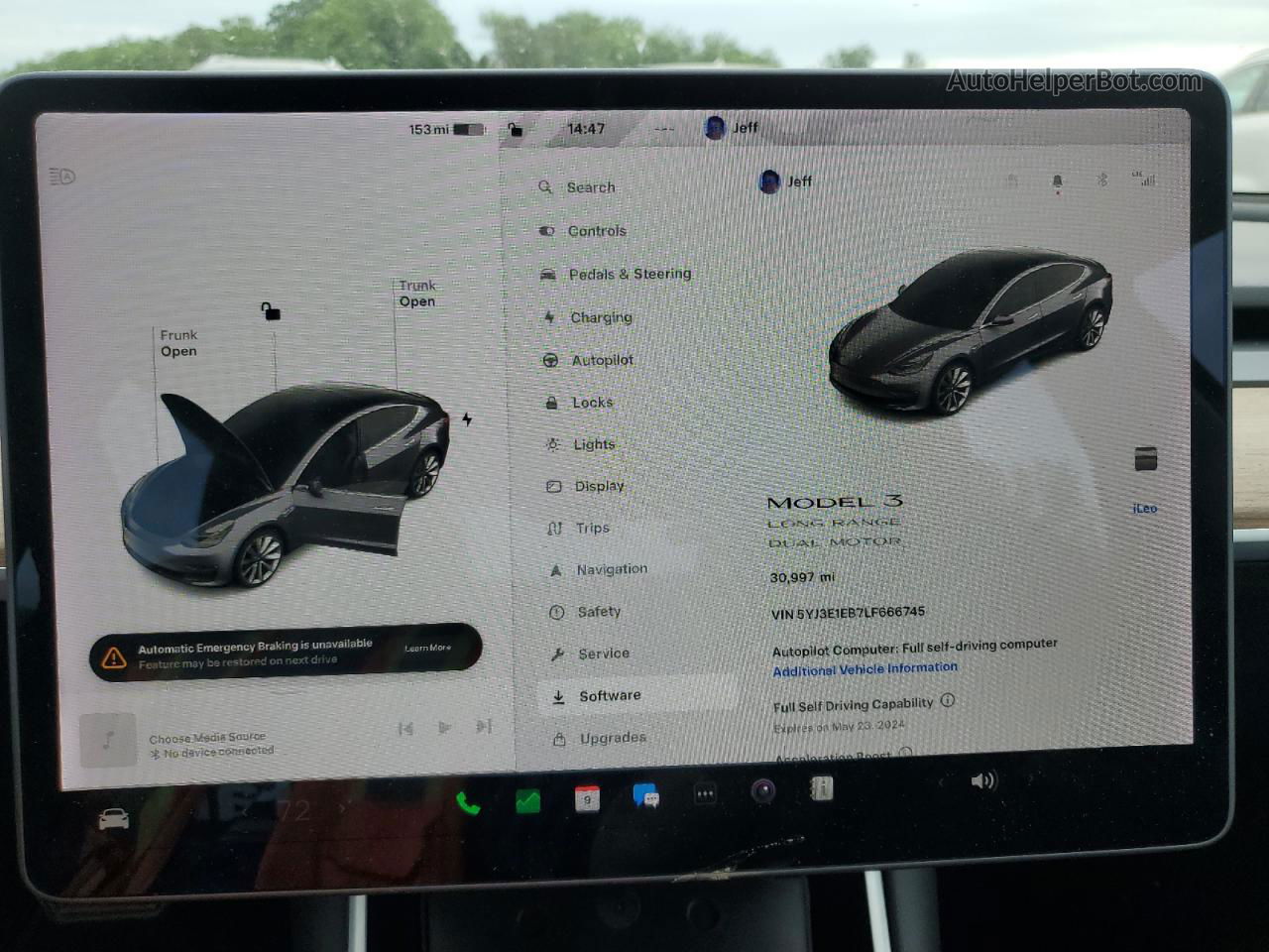 2020 Tesla Model 3  Gray vin: 5YJ3E1EB7LF666745