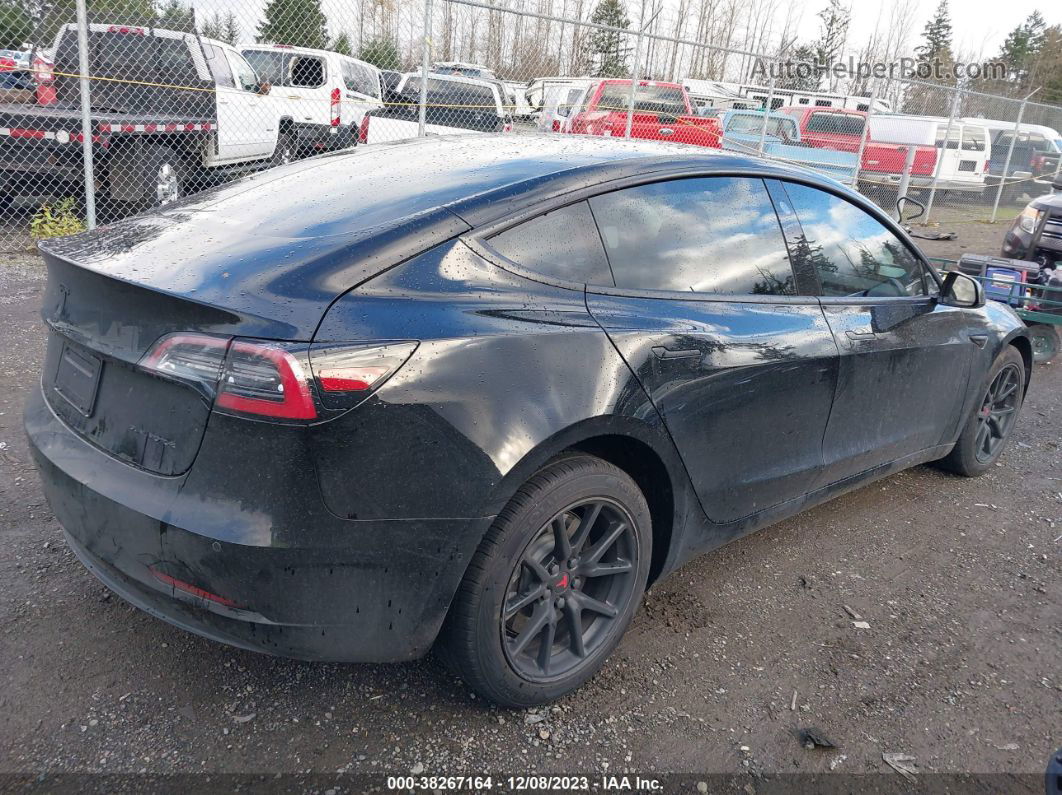 2020 Tesla Model 3 Long Range Dual Motor All-wheel Drive Black vin: 5YJ3E1EB7LF744151