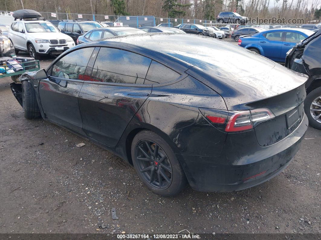 2020 Tesla Model 3 Long Range Dual Motor All-wheel Drive Black vin: 5YJ3E1EB7LF744151