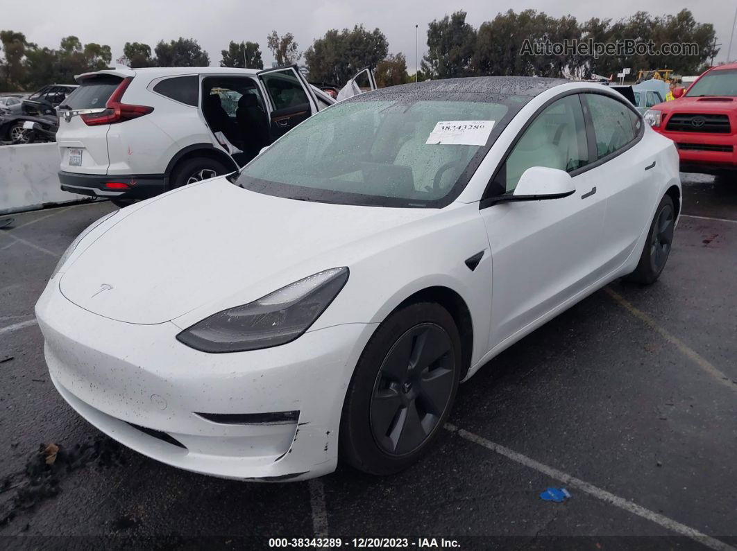 2021 Tesla Model 3 Long Range Dual Motor All-wheel Drive Белый vin: 5YJ3E1EB7MF876148