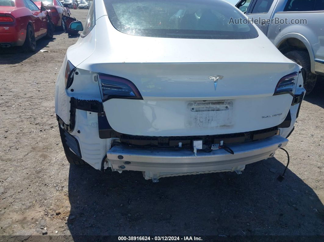 2021 Tesla Model 3 Long Range Dual Motor All-wheel Drive White vin: 5YJ3E1EB7MF919211