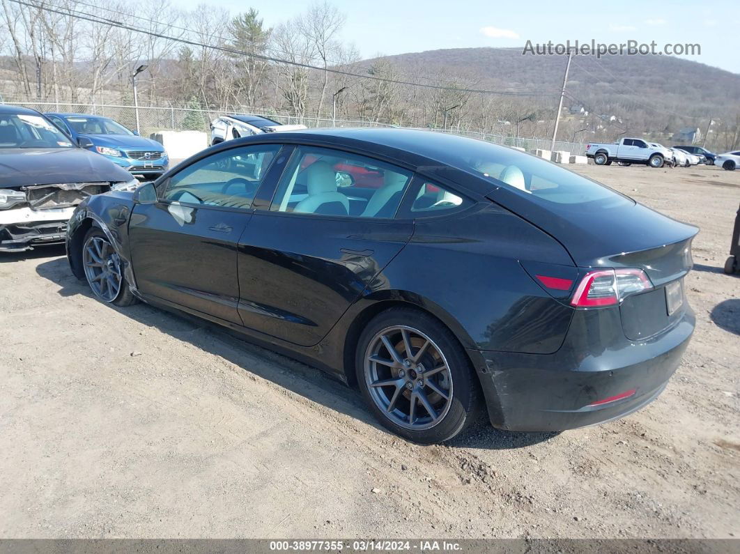 2021 Tesla Model 3 Long Range Dual Motor All-wheel Drive Black vin: 5YJ3E1EB7MF960650