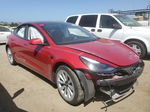 2022 Tesla Model 3  Red vin: 5YJ3E1EB7NF130123