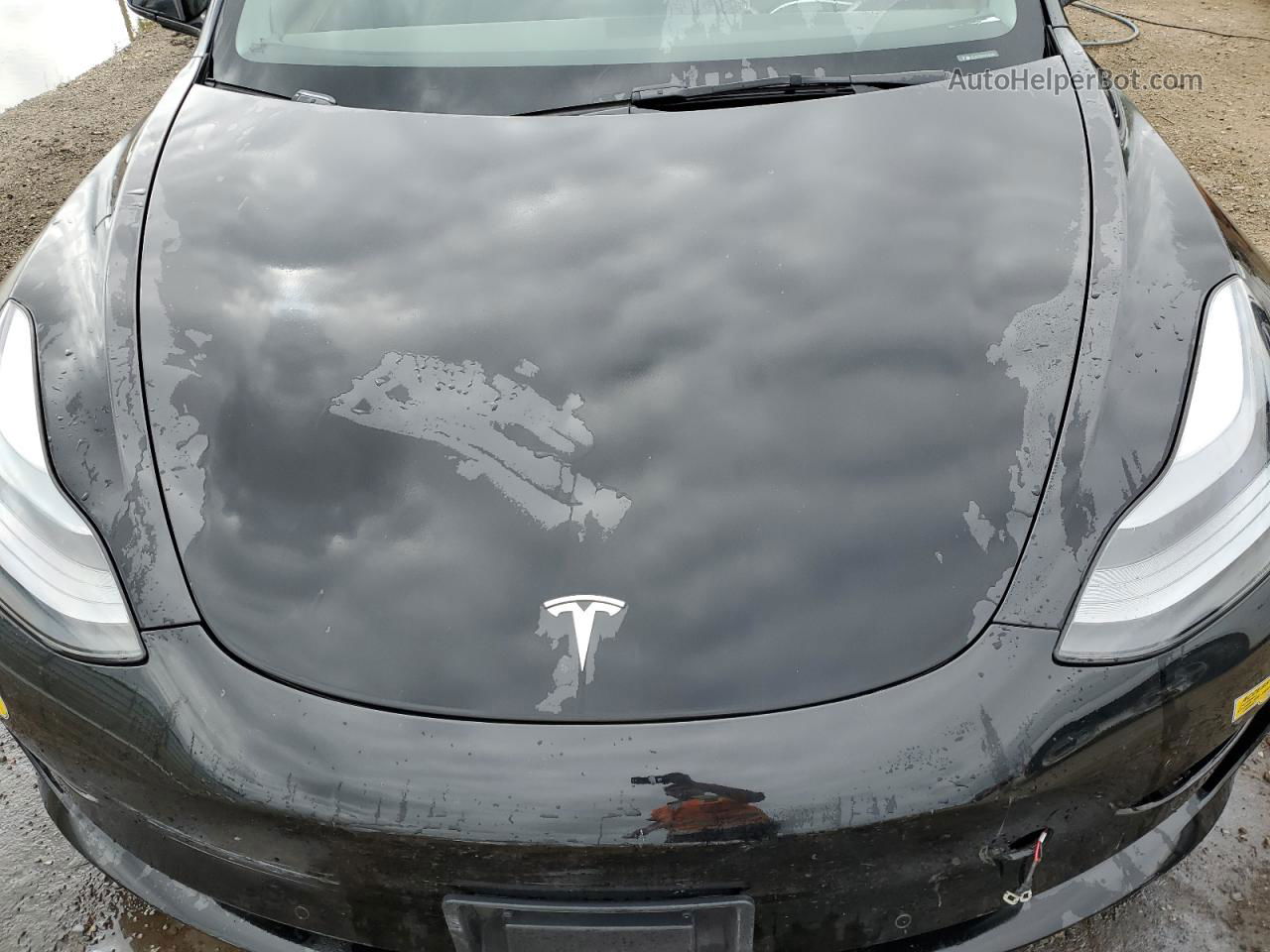 2022 Tesla Model 3  Black vin: 5YJ3E1EB7NF297145