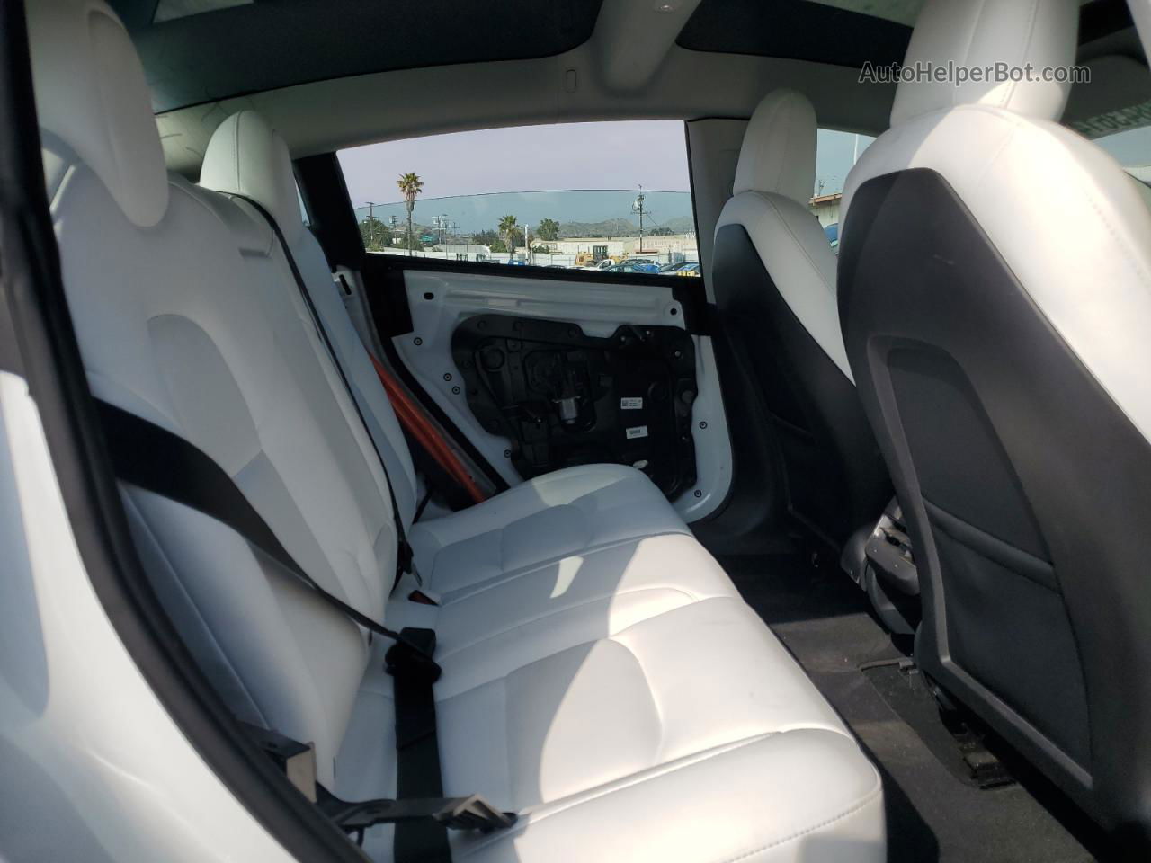 2022 Tesla Model 3  White vin: 5YJ3E1EB7NF311786