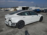 2022 Tesla Model 3  White vin: 5YJ3E1EB7NF311786