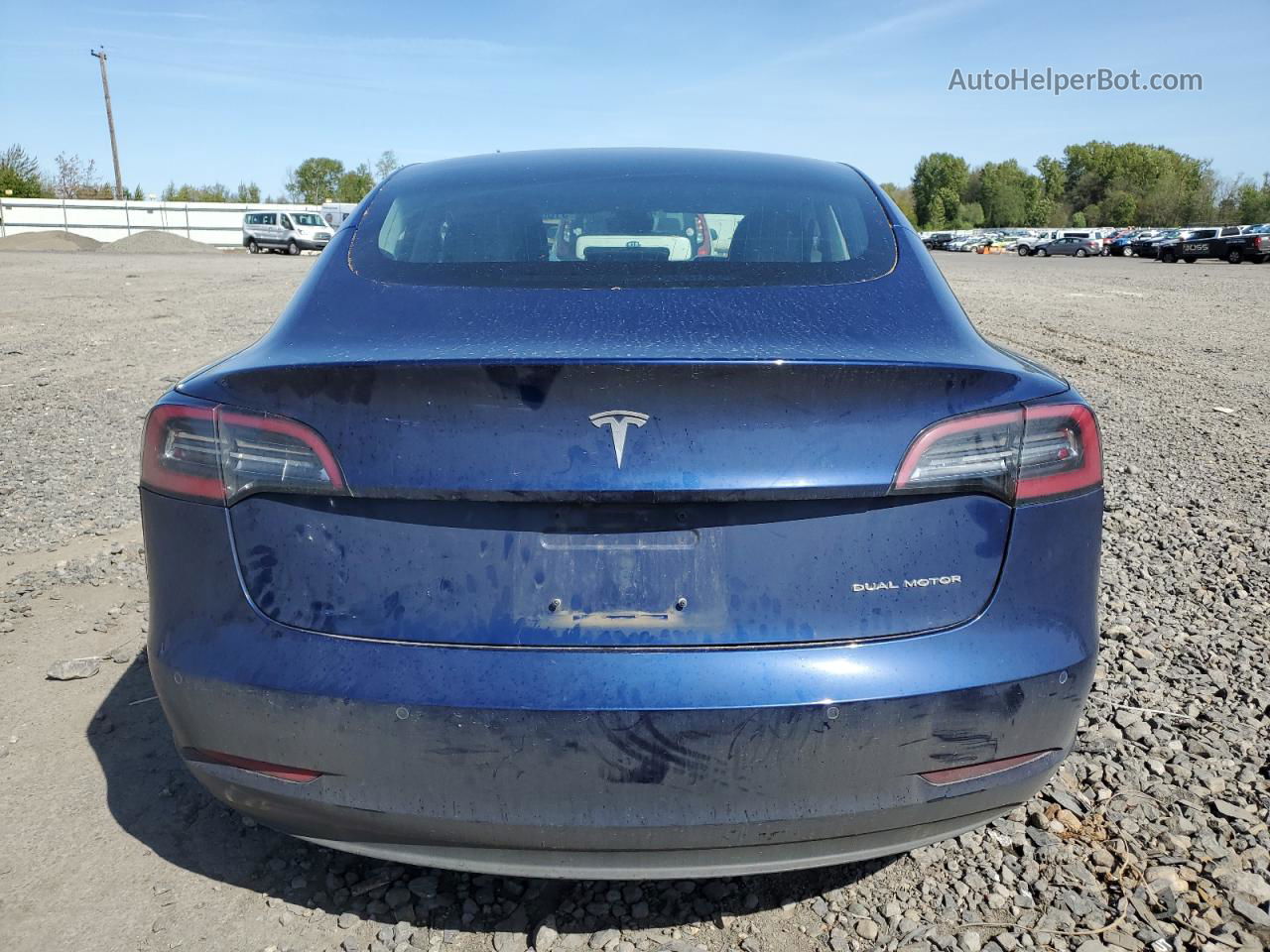 2018 Tesla Model 3  Blue vin: 5YJ3E1EB8JF063610