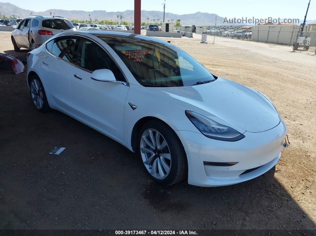 2018 Tesla Model 3 Long Range/performance Белый vin: 5YJ3E1EB8JF092461