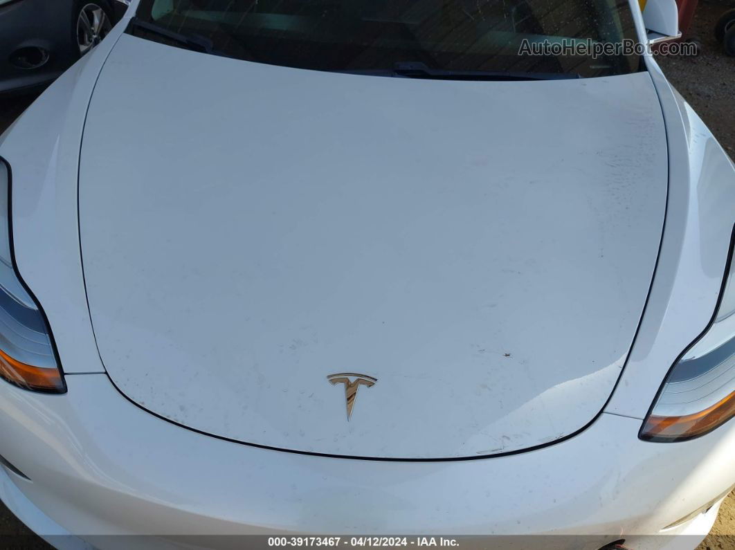 2018 Tesla Model 3 Long Range/performance White vin: 5YJ3E1EB8JF092461