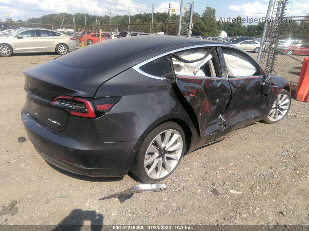 2018 Tesla Model 3 Long Range Gray vin: 5YJ3E1EB8JF097160