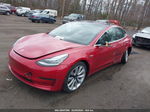 2018 Tesla Model 3 Long Range/performance Red vin: 5YJ3E1EB8JF117097