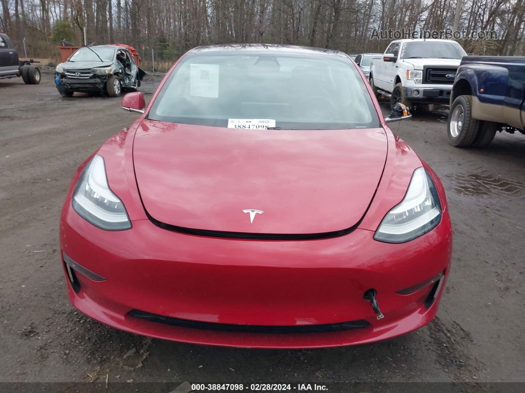 2018 Tesla Model 3 Long Range/performance Красный vin: 5YJ3E1EB8JF117097