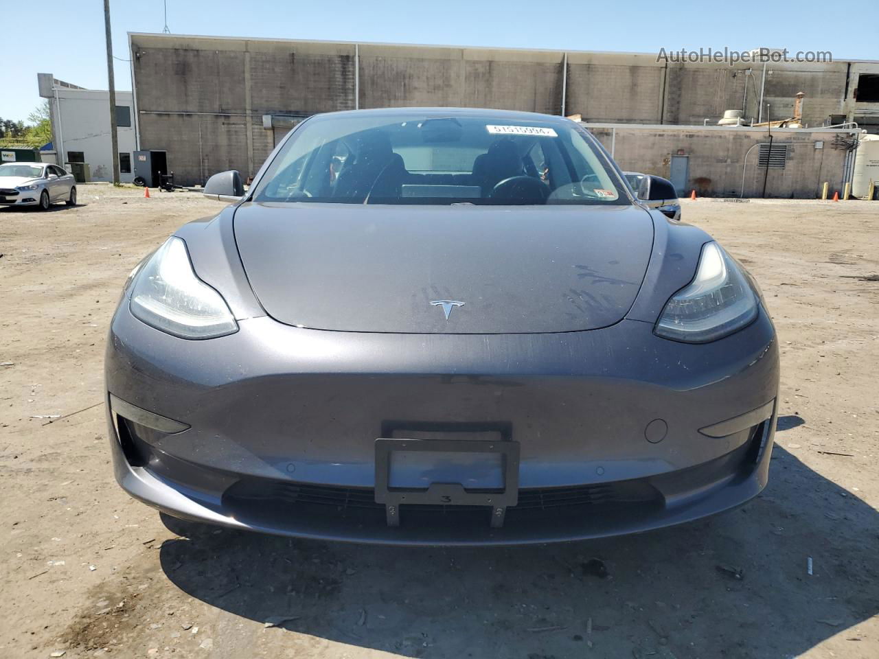 2018 Tesla Model 3  Угольный vin: 5YJ3E1EB8JF119495