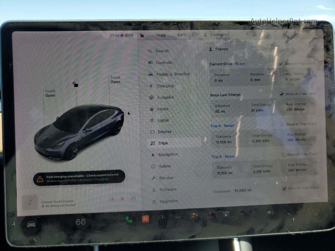 2018 Tesla Model 3  Угольный vin: 5YJ3E1EB8JF119495