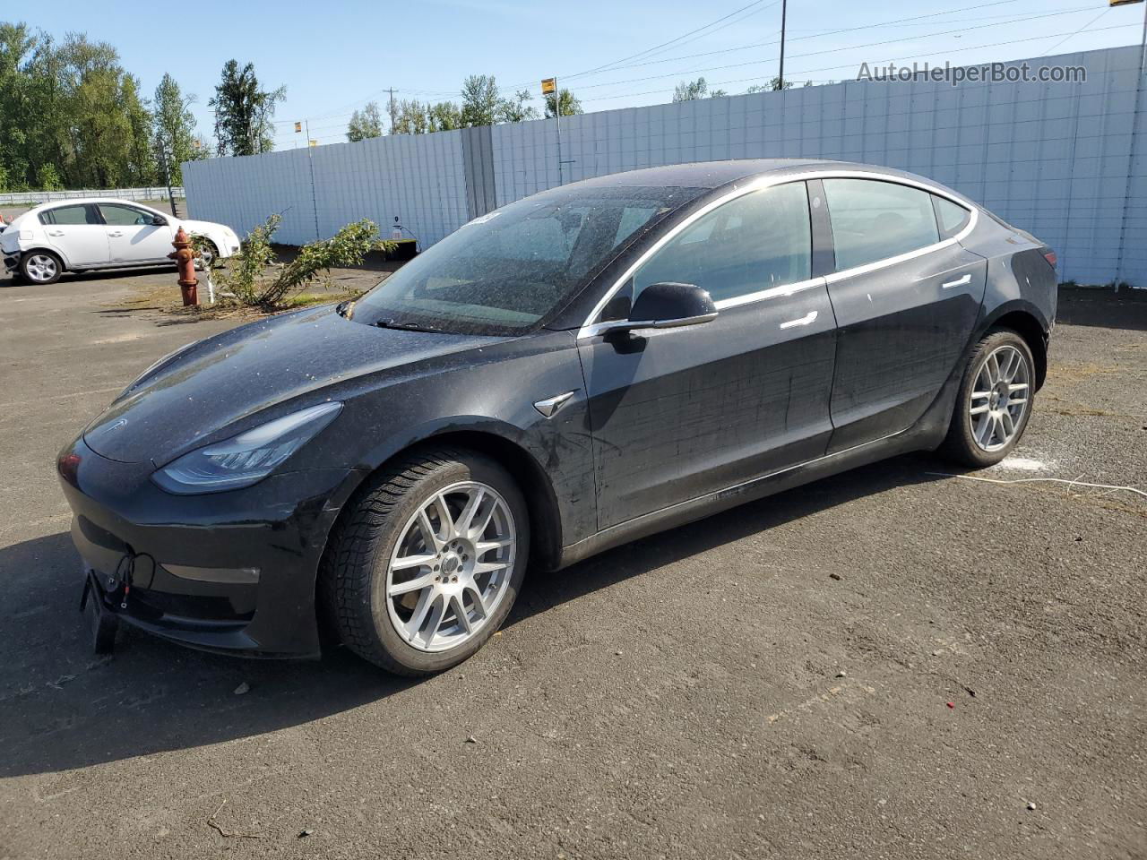 2018 Tesla Model 3  Black vin: 5YJ3E1EB8JF130321