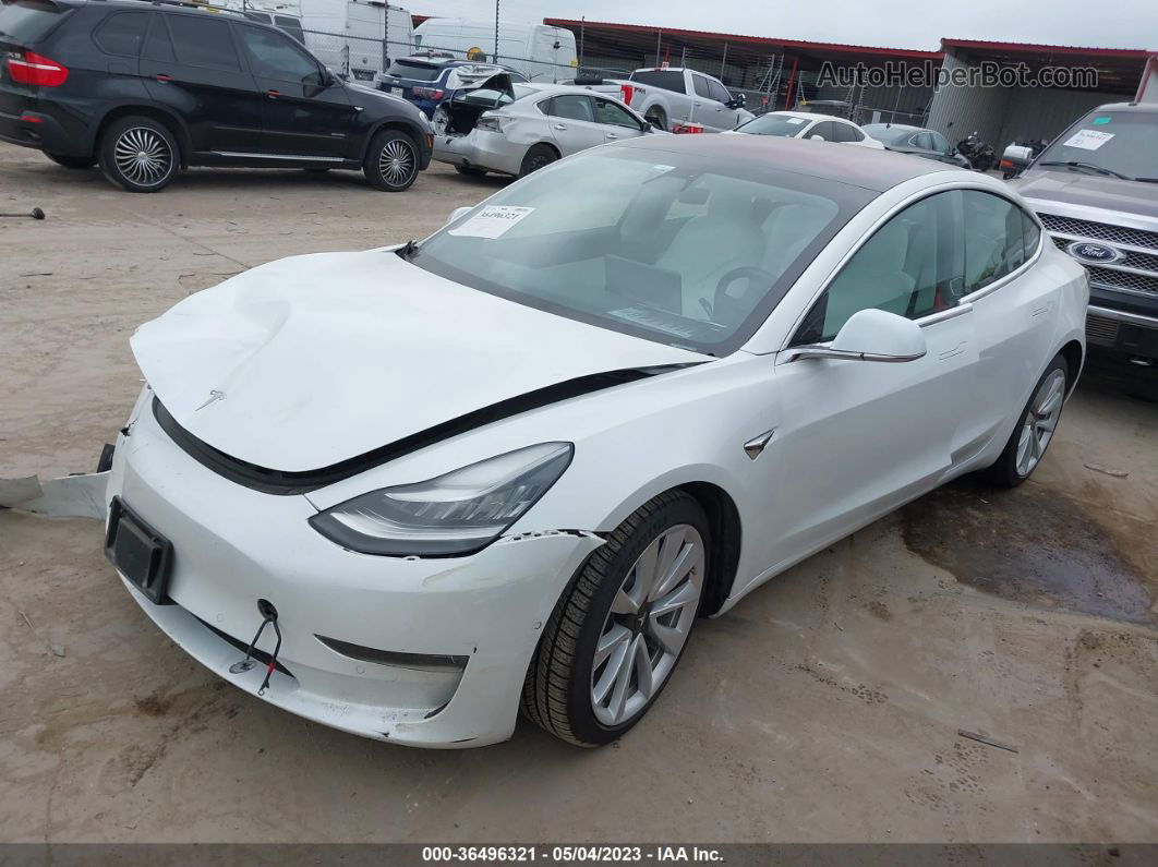 2018 Tesla Model 3 Long Range Белый vin: 5YJ3E1EB8JF147331