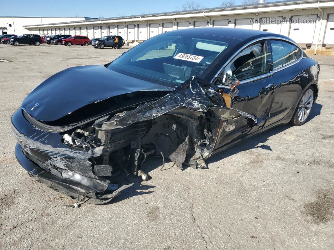 2018 Tesla Model 3  Black vin: 5YJ3E1EB8JF184637