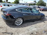 2018 Tesla Model 3  Black vin: 5YJ3E1EB8JF186680