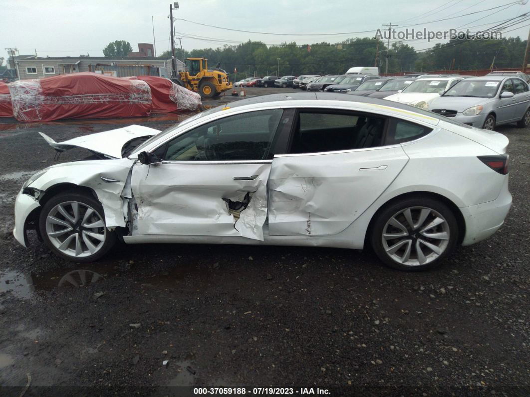 2019 Tesla Model 3 Long Range/performance White vin: 5YJ3E1EB8KF365710