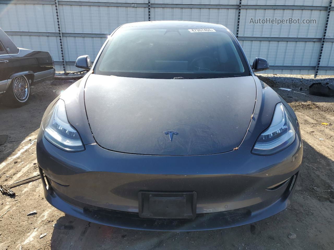 2019 Tesla Model 3  Серый vin: 5YJ3E1EB8KF386962